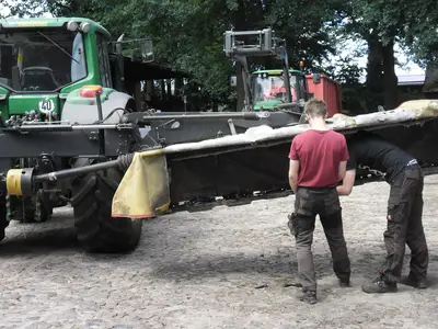 Mähwerk kontrollieren