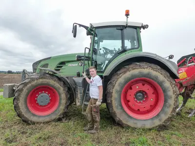 Laurens bei der Arbeit