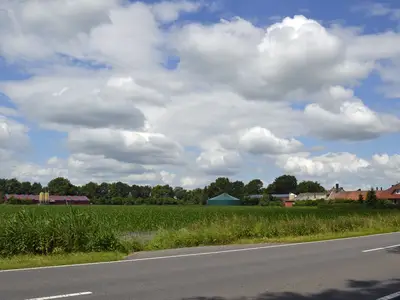 Blick auf den Hof
