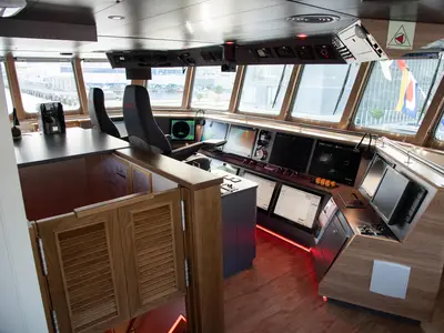 Die Br&uuml;cke - die Kommandozentrale