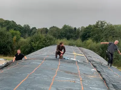 Siloabdecken