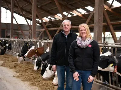 Betriebsleiter Gerhard und Ina Neumann