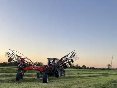 Ernte am Sommerabend