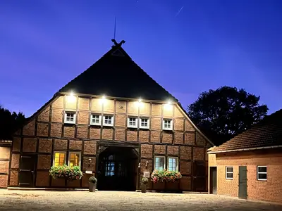 Abendromantik auf dem Hof