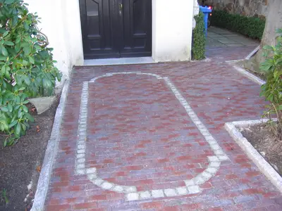 Pflasterung mit Klinkern