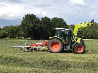 Claas  in Aktion