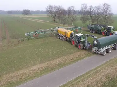 G&uuml;lleausbringung