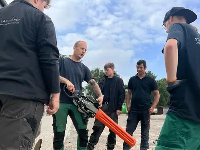 Und den Umgang mit vielen Maschinen.