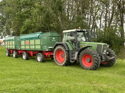 Kipperzug (2x18t) mit Fendt 916 Vario