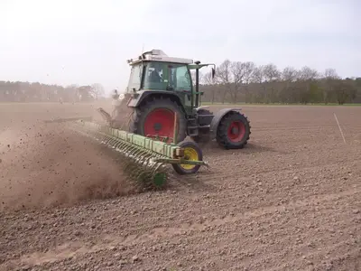 Rotaryhoe im Einsatz
