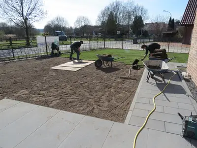 Arbeiten auf der Baustelle