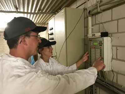 Steuerung der Stallanlage...