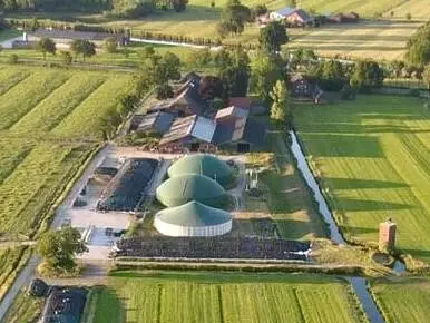 Unser Hof von oben
