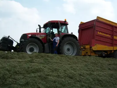 Grassilagebereitung