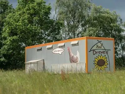 Mobiler Hühnerstall