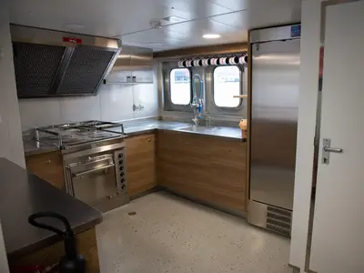 Die K&uuml;che - Vollverpflegung auf den Schiffen