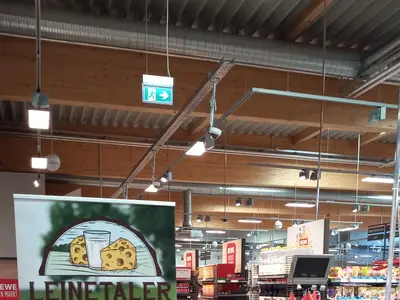 Käse im Supermarkt