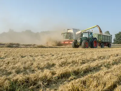 Überladung beim Dreschen