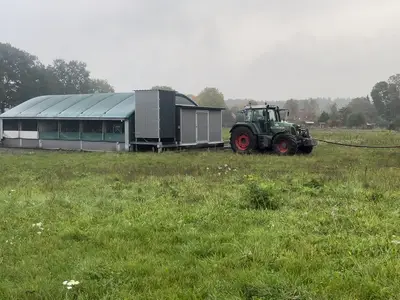 Hühnerstall versetzen