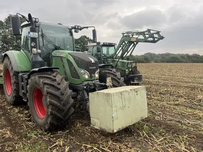 unsere beiden Trecker